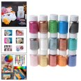 thumbnail image 4 of Tinte de resina Mica, 8/12/15 colores, resina nacarada, fabricación de jabón, resina de baño, joyería, s, fabricación DIY 15 Soledad Pigmento nacarado de resina, 4 of 5