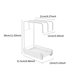 thumbnail image 4 of Estante De Esponja De Hierro Estante De Almacenamiento Para Fregadero De Cocina Organizador De Fregadero De Doble Capa Soporte De Esponja Montado En La Pared Soporte Para Cepillo De Jabón Con Bandeja Vogacara  HA026947-02, 4 of 6