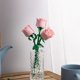 thumbnail image 2 of Juguete de bloques de construcción de rosas y flores eternas, Compatible con decoración de ensamblaje, regalo del Día del Maestro del Día de San Valentín para niña, 2 of 5