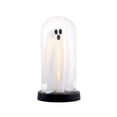 thumbnail image 2 of Orangide Halloween Ghost Cloche Night Light Fabric Ghost Lamp with Glass Dome for Mantel Shelf Spooky Party and Home Decor Ornament, 2 of 6
