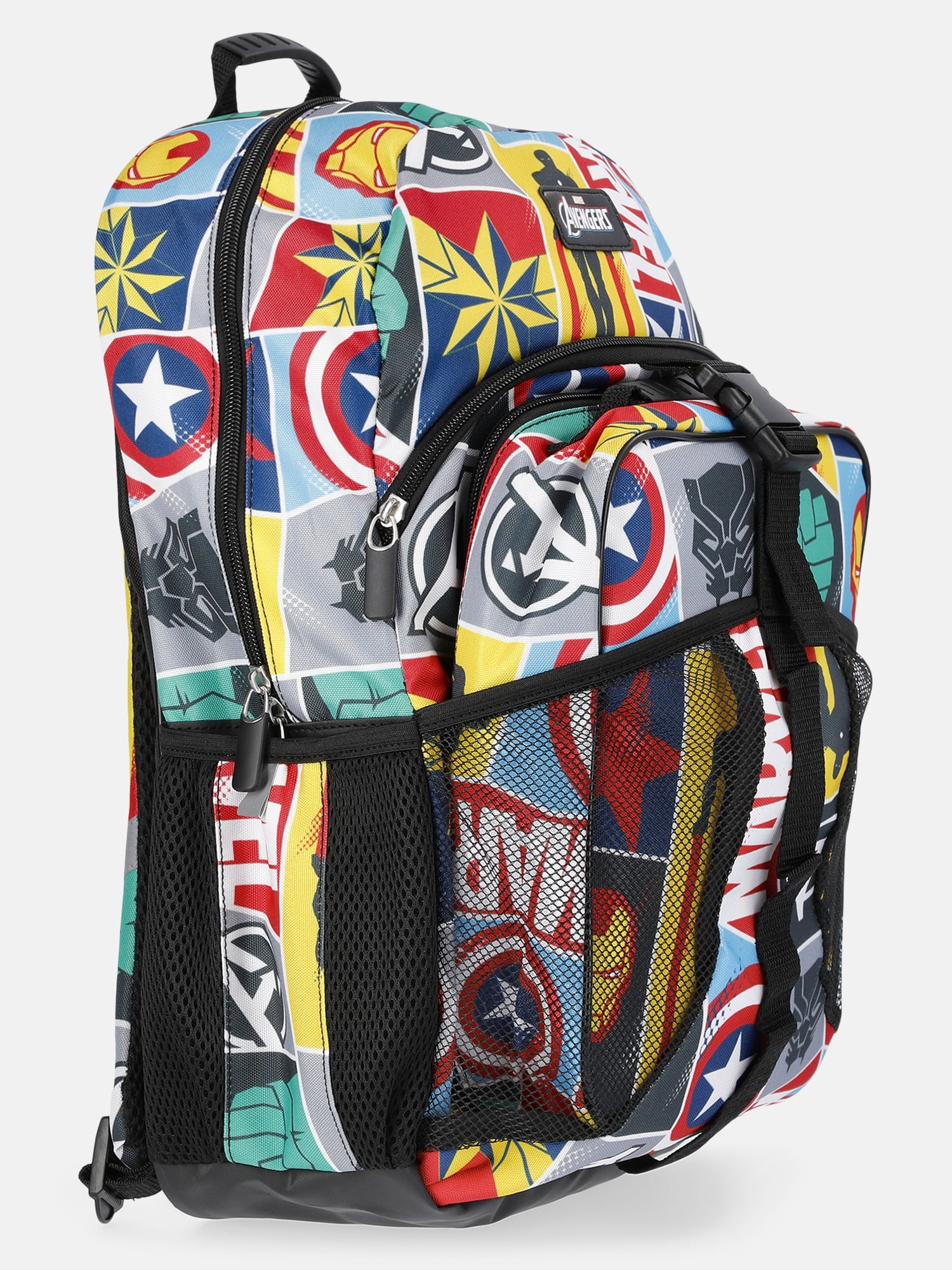 Marvel Avengers Boys 17" Modern Backpack Set, Multicolor