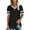 Black womens blouses and tops dressy, variant on Wycnly Womens Blouses and Tops Dressy Comfy Breathable Loose Fit Fashion Workout Pullover Tshirts Summer Color Block V-Neck Short Sleeve Cute Tees Tops Navy XXL