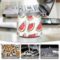 thumbnail image 6 of Yayeee Ashtray with Lid for Cigarette Smokeless Stainless Steel Home Ash Holder, White Watermelon, 6 of 7