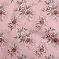 thumbnail image 1 of oneOone Velvet Light Pink Fabric Florals Quilting Supplies Print Sewing Fabric By The Yard 58 Inch Wide, 1 of 4