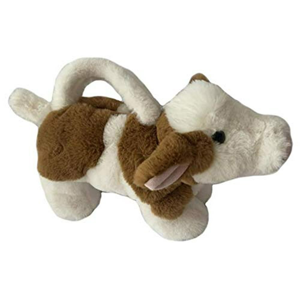 plushies Huggable Animal Purse (Brown Jersey Cow)