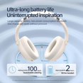 thumbnail image 4 of Auriculares Bluetooth Pmjebe Over Ear 65H Playtime con micrófono, 4 of 9