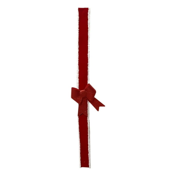 Ruban Nœud Élégant en Boucle pour Célébration de Vacances et Emballage Festif avec Matériau en Velours