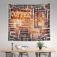 thumbnail image 2 of Disketp Hand Drawn Vintage Coffee Tapestry 60x51 InchesTapestry for Living Room Bedroom Home, 2 of 6