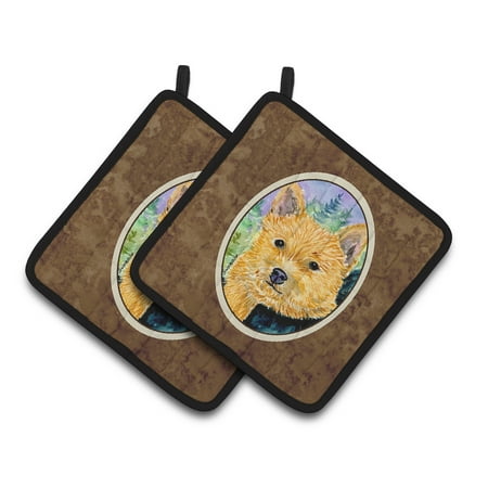 

Carolines Treasures SS8905PTHD Norwich Terrier Pair of Pot Holders 7.5HX7.5W multicolor