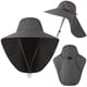 thumbnail image 4 of Sombrero de pescador con ala grande y protector solar que cubre toda la cara y protege contra los rayos UV para el verano, para pesca al aire libre, 4 of 4