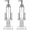 2pcs, variant on Nutcracker Soap Dispenser Clear Christmas Pump Bottle with Funnel Berries 1 PC