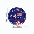 thumbnail image 3 of ‌Pack of 30 Disposable Independence Day Star Paper Plates for Parties, Patriotic Themed Celebrations and BBQs‌, 3 of 7