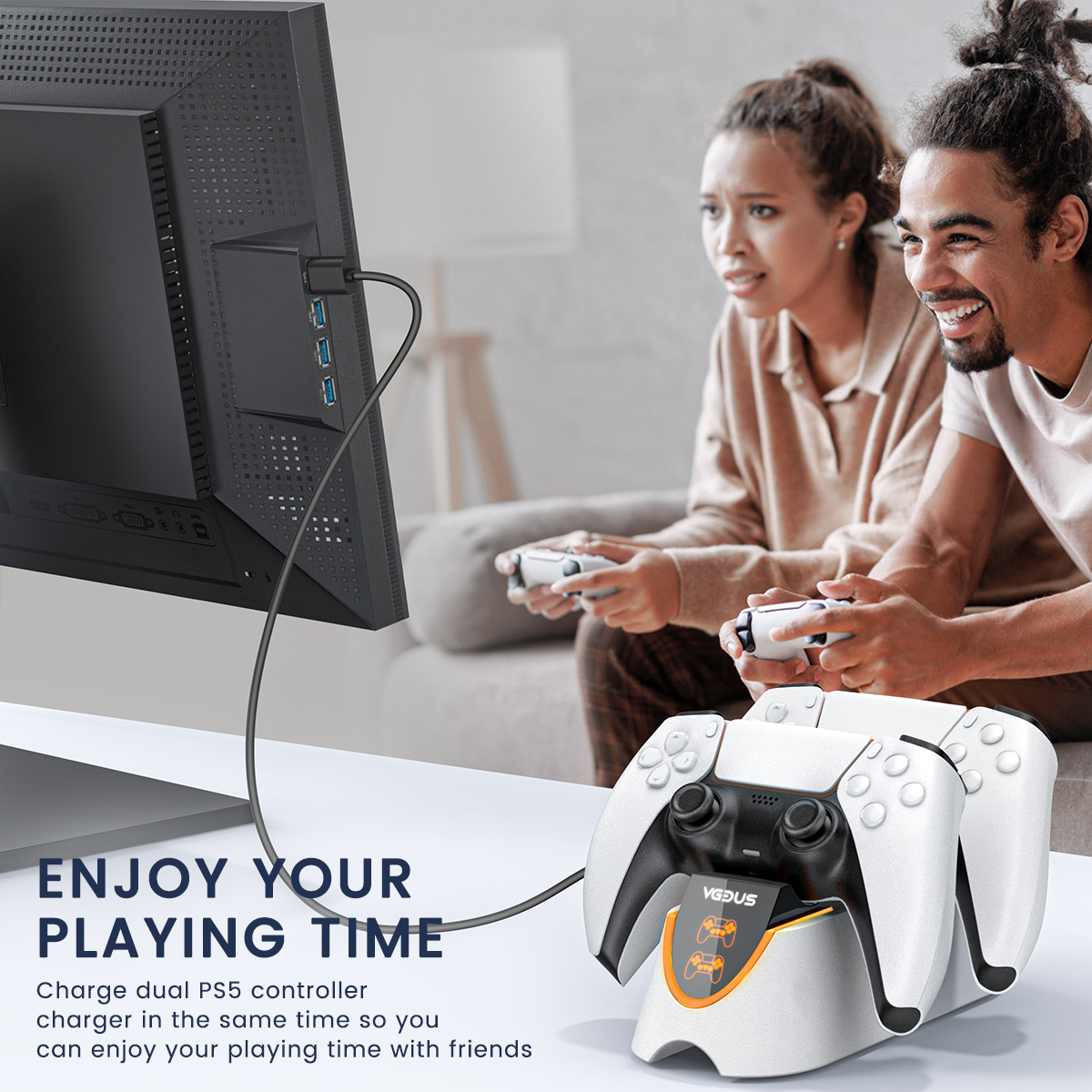 Cshidworld PS5 Dual Controller Charging Station photo 8