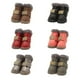 thumbnail image 5 of Greeniant TureClos, 4 Uds., zapatos para perros, botas de nieve impermeables de lana difusa cálida, calzado de invierno para mascotas de cuero PU Ropa para mascotas marrón tipo 4 Greeniant PT000057-04B, 5 of 6