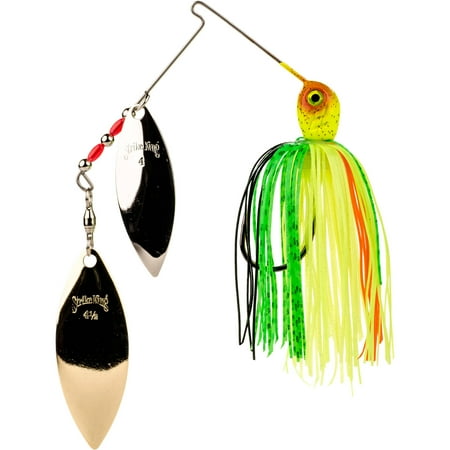 Strike King Premier Pro-Model 1/2 oz Spinnerbait Lure Willow Fire Tiger