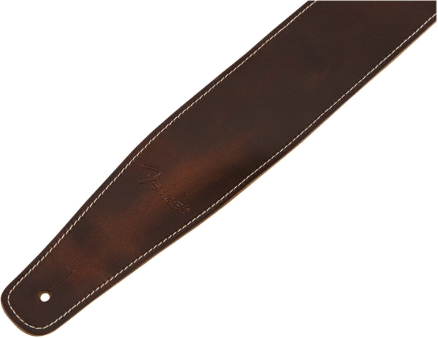 Fender Broken-In Leather 2.5 in. Guitar Strap - Brown