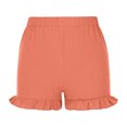thumbnail image 3 of QLEICOM Womens Athletic Shorts, Plus Size Shorts, Fashion Solid Casual Wide Leg Loose High Waist Shorts Pants Yoga Shorts, Running Shorts, Comfy Beach Shorts, Cycling Shorts Multicolor L, 3 of 6
