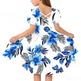 thumbnail image 6 of Piuwrlz Girls Back to School Dresses Uniform Preppy Dress A-Line Princess Skirts Orange Size 11-12 Years, 6 of 8