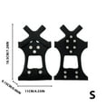 thumbnail image 2 of Sktrjpolfis 10-Stud Antislip Spikes for Shoes Boots Non-Slip Rubber Ice Cleats for Snow Ice Hiking Outdoor, 2 of 6