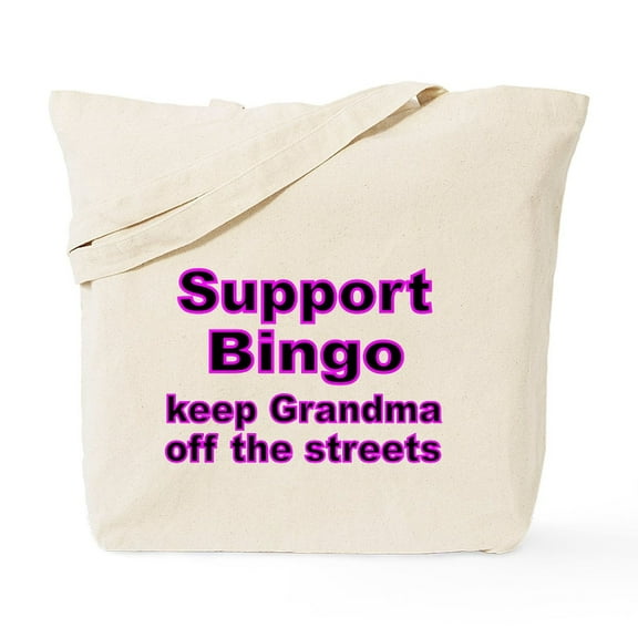 CafePress - Support Bingo Tote Bag - Unisex Canvas Tote Bag, Beige, 1-Piece