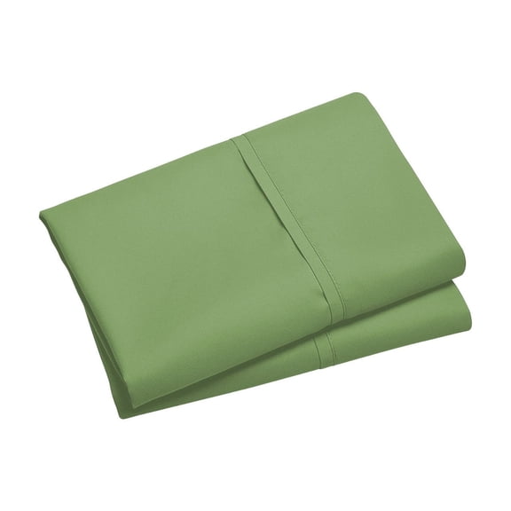 Beautynvta Pillow Cases Set of 2, Soft Brushed Microfiber Pillowcases with Envelope Closure for Women, Men, Shrinkage and Fade Resistant, Machine Washable, 20''x36'', Army Green