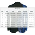 thumbnail image 2 of YLSDY Men Color Block Sequin Shiny Prom Suit Jacket One Button Slim Fit Sport Coats and Blazers Tuxedo for Wedding Banquet Silver XXL, 2 of 2