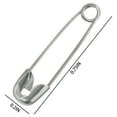 thumbnail image 5 of 2000 Pcs Mini Safety Pins, 0.75 inch Small Safety Pins for Clothes, Silver., 5 of 5