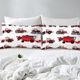 thumbnail image 4 of Erosebridal Red Tractor Comforter Set Queen Size Heavy Equipment Bedding Set, 4 of 5