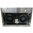 thumbnail image 2 of Crown 30 in. 800 CFM Stainless Steel Under Cabinet Range Hood, 2 of 7