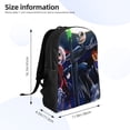thumbnail image 4 of Goofa The Nightmare Before Christmas Pattern Large Capacity Backpack – Padded Laptop Compartment, Ergonomic Design for School, Work, Travel, and Outdoor Activities, 4 of 8