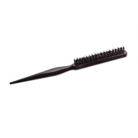 SOPOTUTU Salon Hair Comb Wood 3 Row Design with Neatly Arranged Bristles for Styling