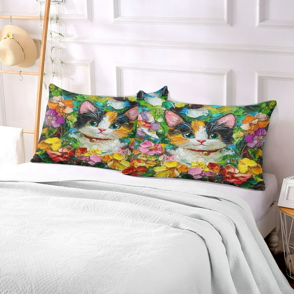Pillow Case Plush Pillow Blossom Bliss Case standard size/King size/Queen size Bed Pillow Pillowcases