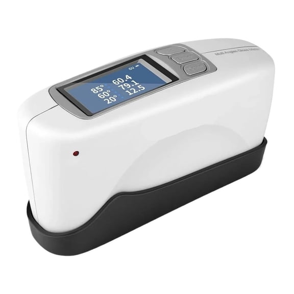 Three Angles Gloss Meter, Glossmeter with Calibration Board for Stone Paint Ink Floors ,Accurate Measurements