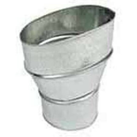 Panasonic FV-VS43R WhisperValue 4" Oval to 3" Round Duct Adapter