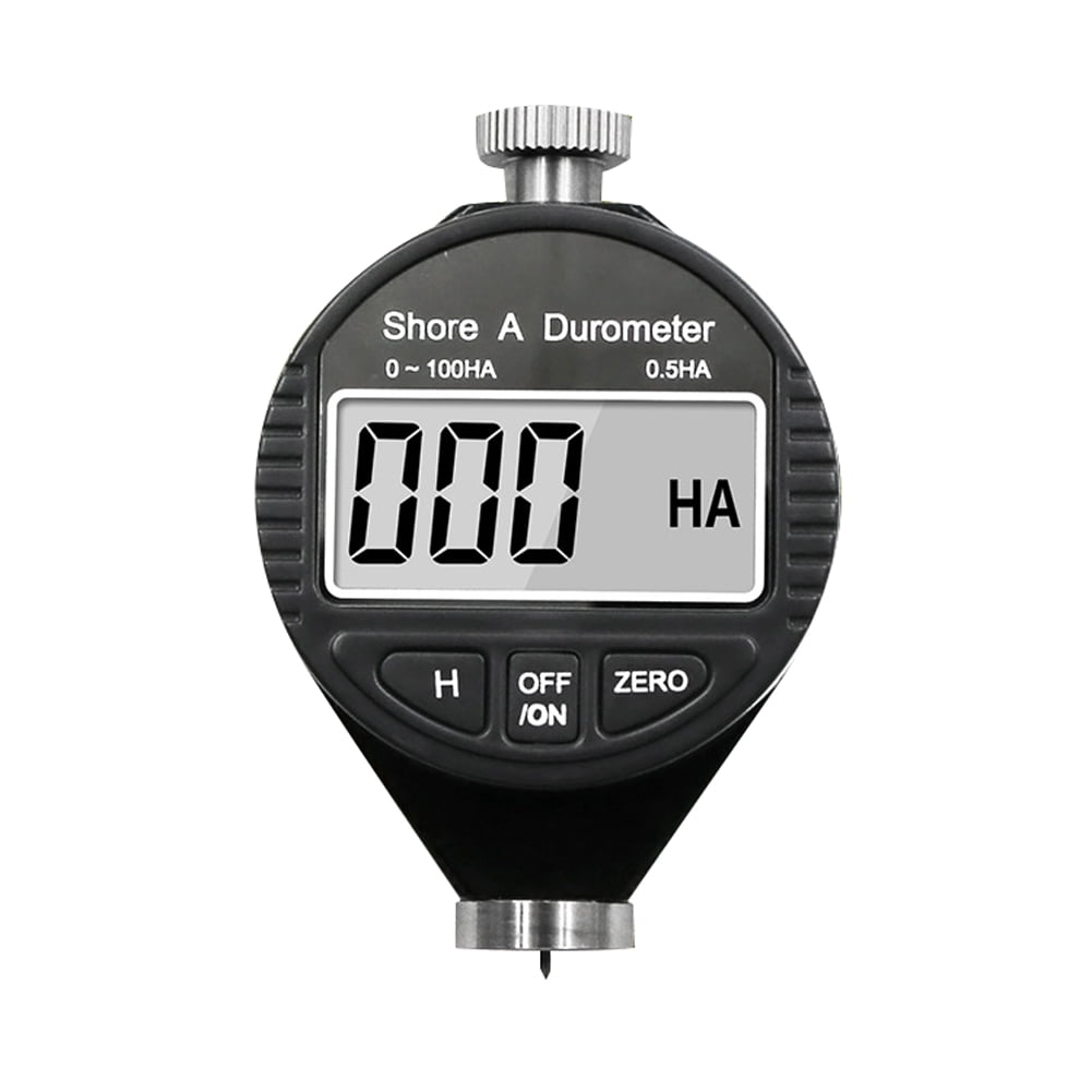 Compact Pocket Size Digital Shore A Hardness Meter Tester 1-100ha Durometer Black