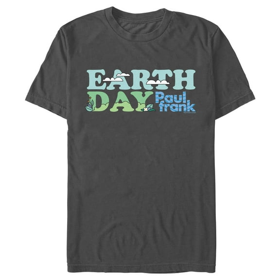 Men's Paul Frank Earth Day  Graphic Tee Charcoal X Large
