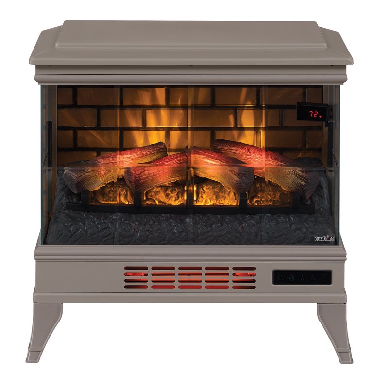 Duraflame 5,200 BTU InfraGen 3D Effect Stove Heater with Remote, Gray -  Walmart.com