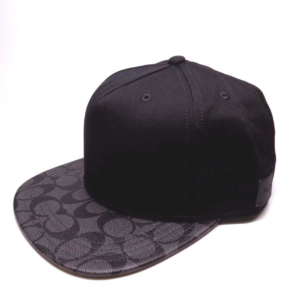 coach flat brim hat