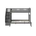 thumbnail image 3 of AFI Westbrook Staircase Bunk Twin over Full, Grey, 3 of 9