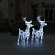 thumbnail image 1 of Renos navideños VidaXL hechos de acrílico con luces LED, 2 unidades, 1 of 7