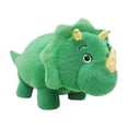 thumbnail image 1 of Dinosaurio de peluche de triceratops, juguete de peluche para adolescentes y adultos, regalo de cumpleaños, 1 of 9