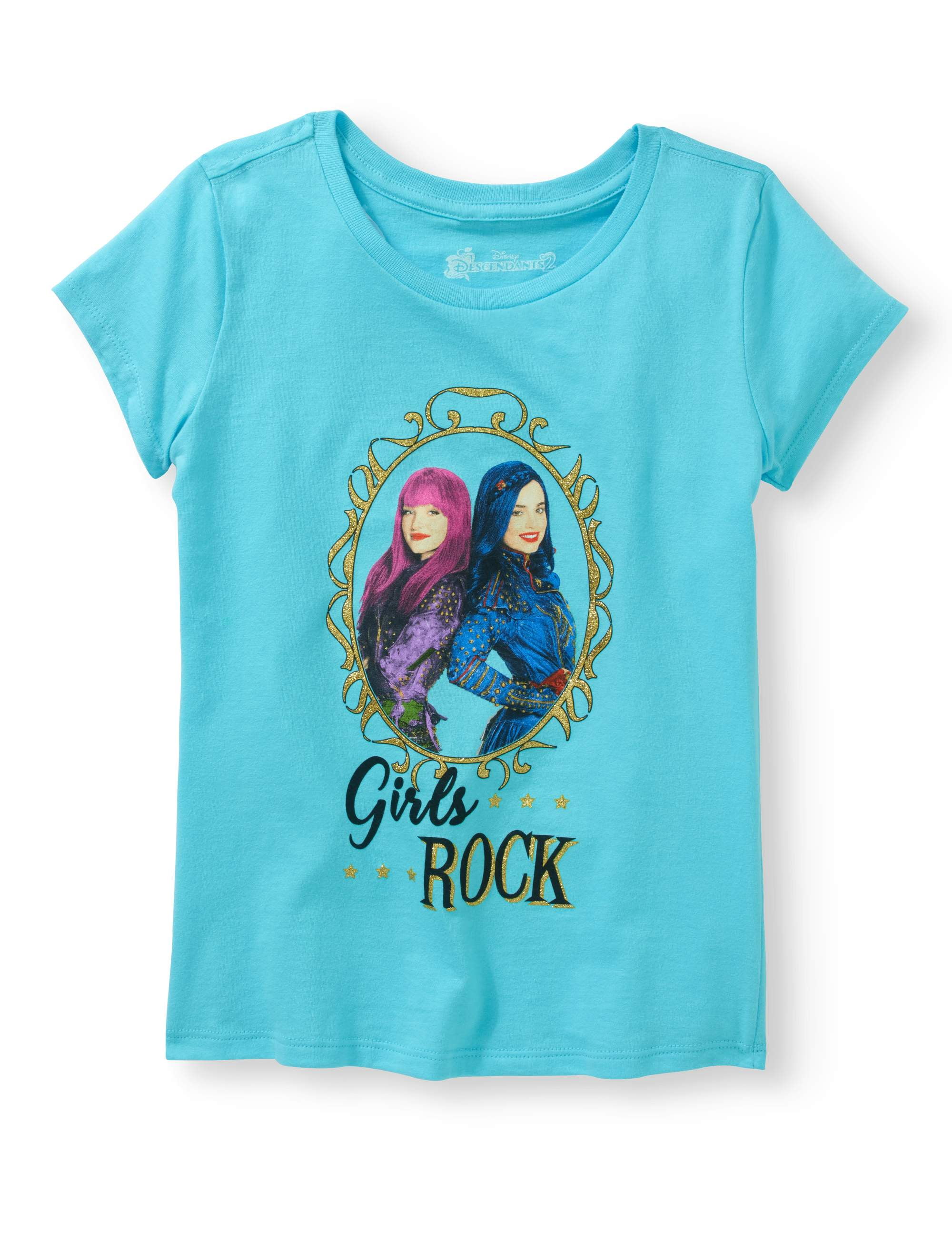 Girls Ss Folded Tee Shirt - Walmart.com