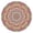 Mandala037, variant on 44in Round Tablecloth with Elastic Edge, Waterproof Fitted Table Cover for 36-44" Tables, Floral Theme Polyester Reusable Table Cloths Wipe Clean for Picnic, Dining, Outdoor Use and Party Decor