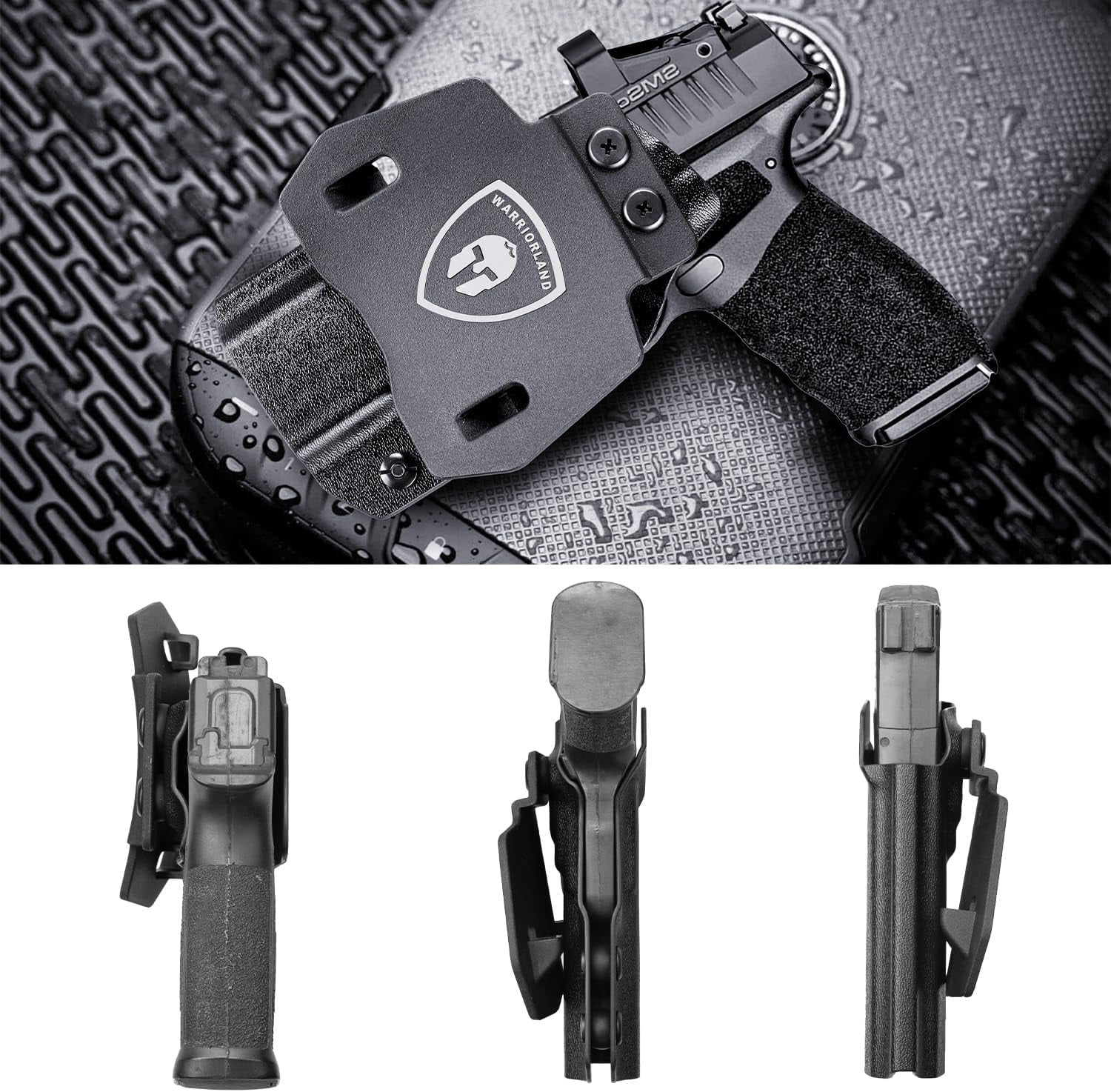 OWB Kydex paddle holster,fit for Springfield Armory Hellcat Pro & Hellcat Pro OSP, Right Hand