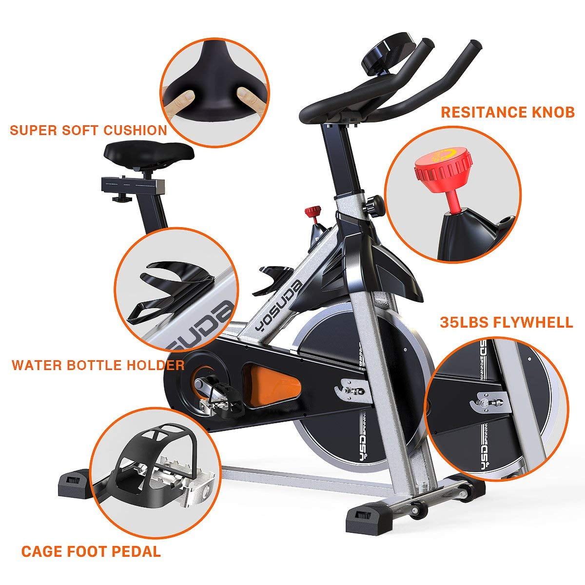 Yosuda bike seat cushion cover deals