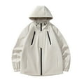 thumbnail image 1 of LOVZFMLL Vestes pour Femmes Nouvelle Veste à Capuche pour l'Extérieur, Escalade, Sports, Couleur Unie, Veste Rigide, 1 of 3