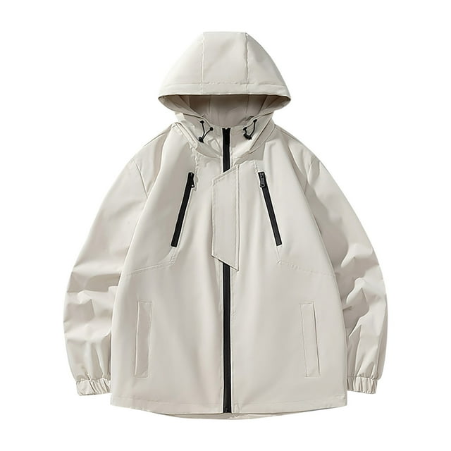 LOVZFMLL Vestes pour Femmes Nouvelle Veste à Capuche pour l'Extérieur, Escalade, Sports, Couleur Unie, Veste Rigide
