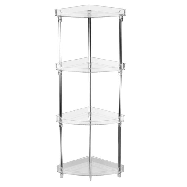 4Tier Corner Storage Organizing Caddy Stand for Bathroom Vanity