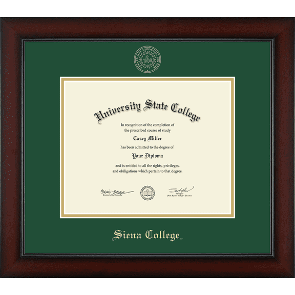Siena College Diploma Frame, Document Size 10" x 8"