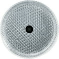 thumbnail image 3 of CastelloUSA Scotch Round Basin Glass Crystal Bathroom Vessel Sink in Multiple Colors 16" - Clear, 3 of 5